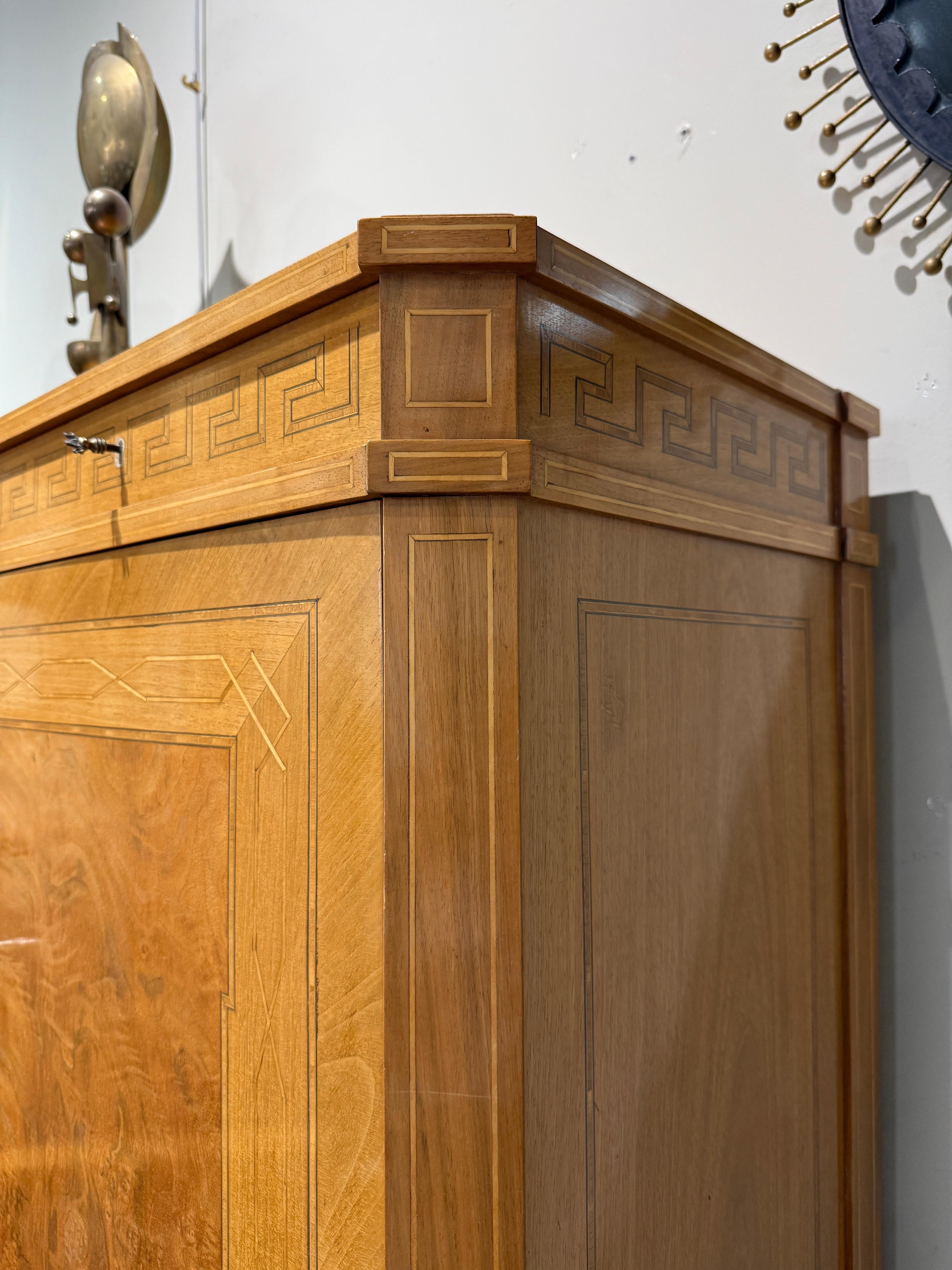 Mid-Century Modern Swedish cabinet venneered in birch circa 1940 For Sale
