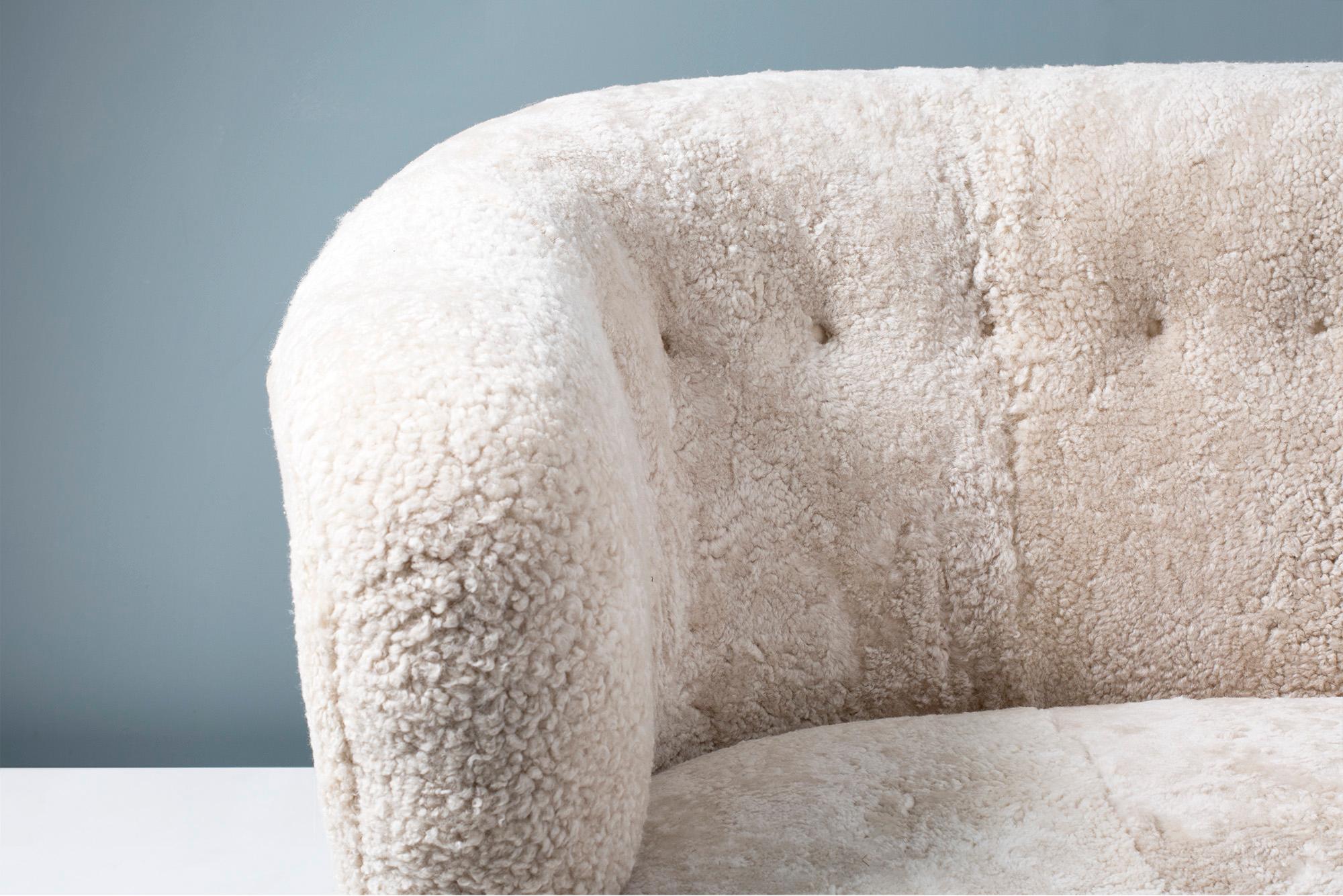 shearling loveseat