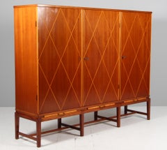 Swedish Cabinetmaker, sideboard of mahogany and maple. 1940's