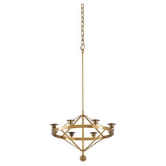 Swedish Candle Chandelier by Sigurd Persson