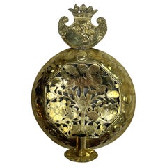 Swedish Candle Wall Sconce, Early 18th Century with Småland's Landscape Arms