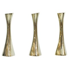 Swedish Candlesticks in Solid Brass by BCA Eskilstuna