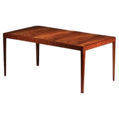 Swedish Carl Cederholm Dining/Desk Table with Floral Marquetry