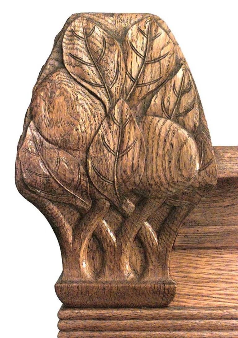 Arts and Crafts Swedish Carl Westman Arts & Crafts Oak Cabinet in vendita