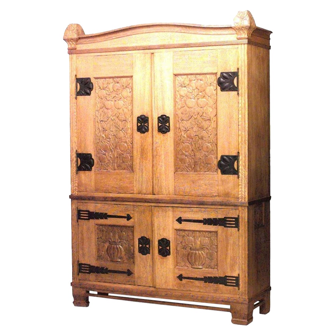 Swedish Carl Westman Arts 
Crafts Oak Cabinet