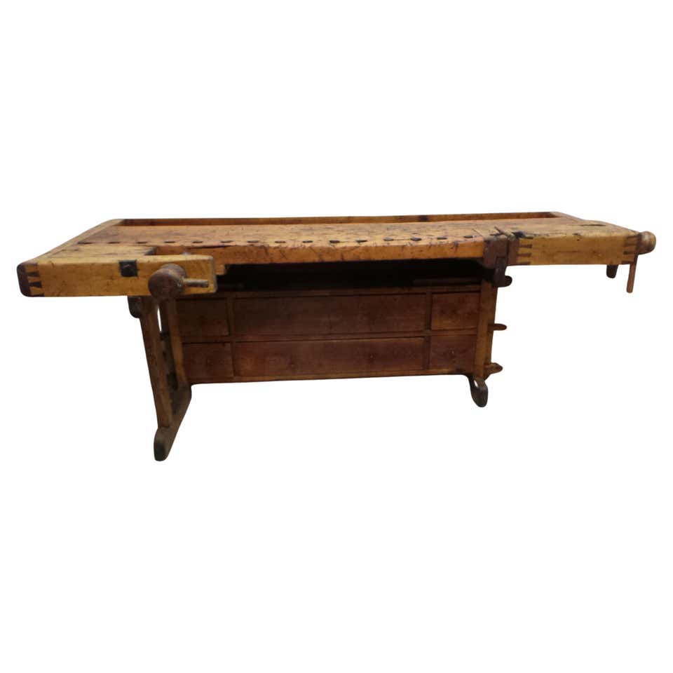 Antique Workbenches - 86 For Sale on 1stDibs | vintage workbench ...