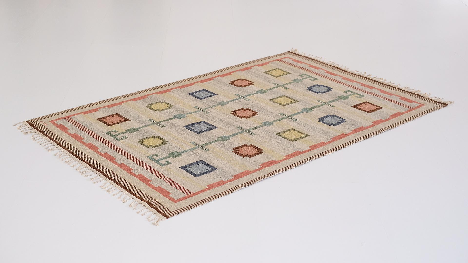 20th Century Swedish Carpet by Carl Dangel For Sale