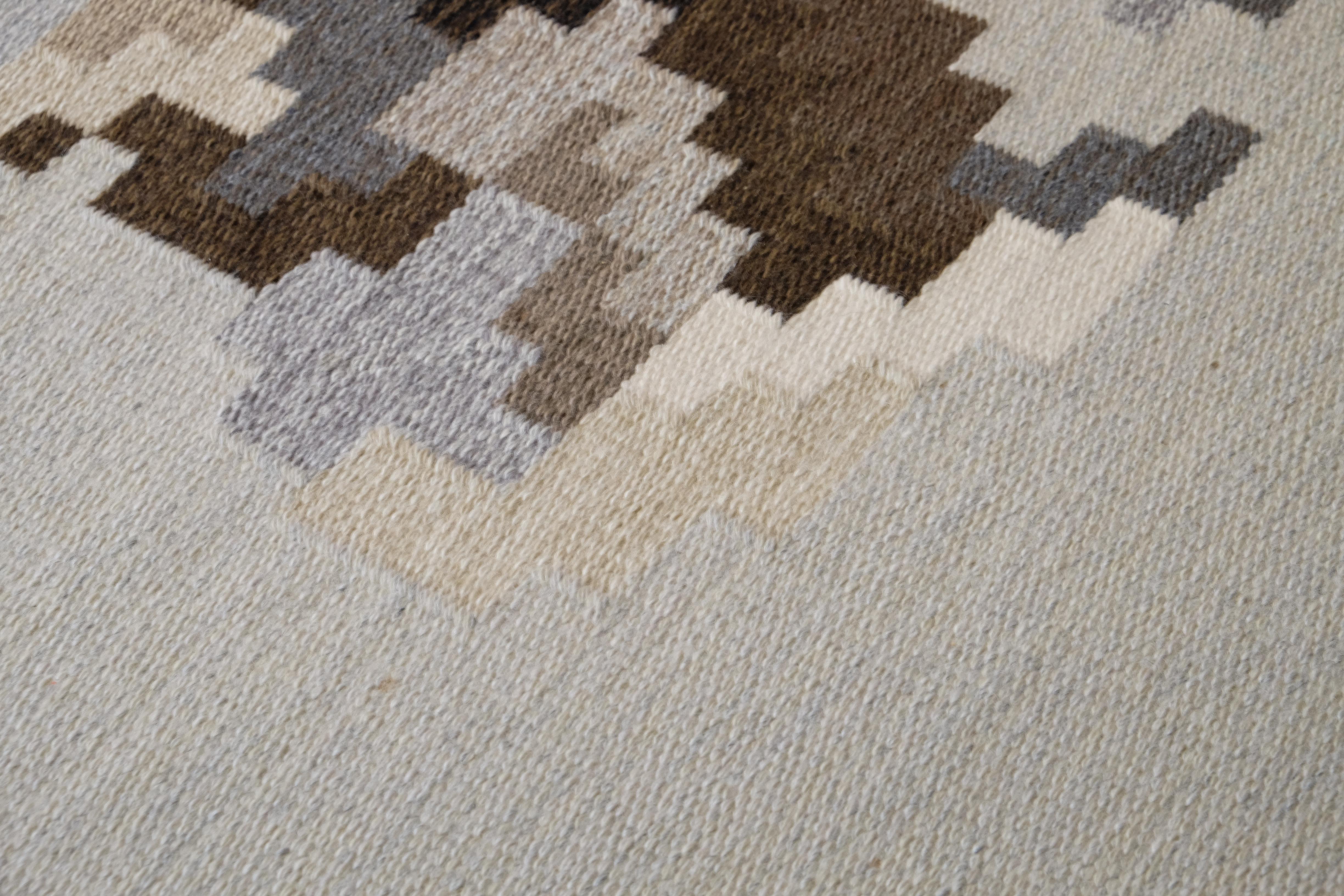 Wool Swedish Carpet by Erik Lundberg Model 