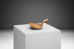 Cuchara sueca de abedul tallado, Suecia Principios del siglo XIX