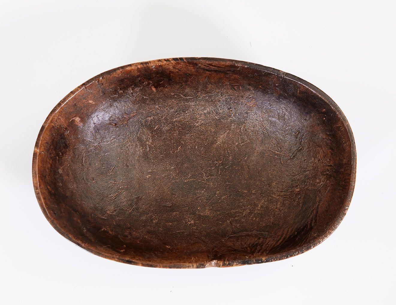 Swedish Carved Burl Bowl For Sale 2
