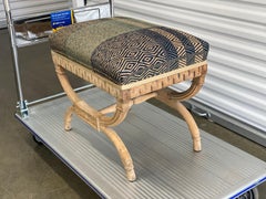 Swedish Carved Oak Stool, Late 19th Century
