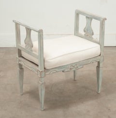 Swedish Carved & Painted Window Seat