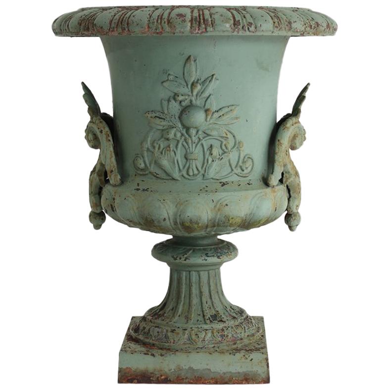 Swedish Cast Iron Urn Norrahammar No 5 For Sale