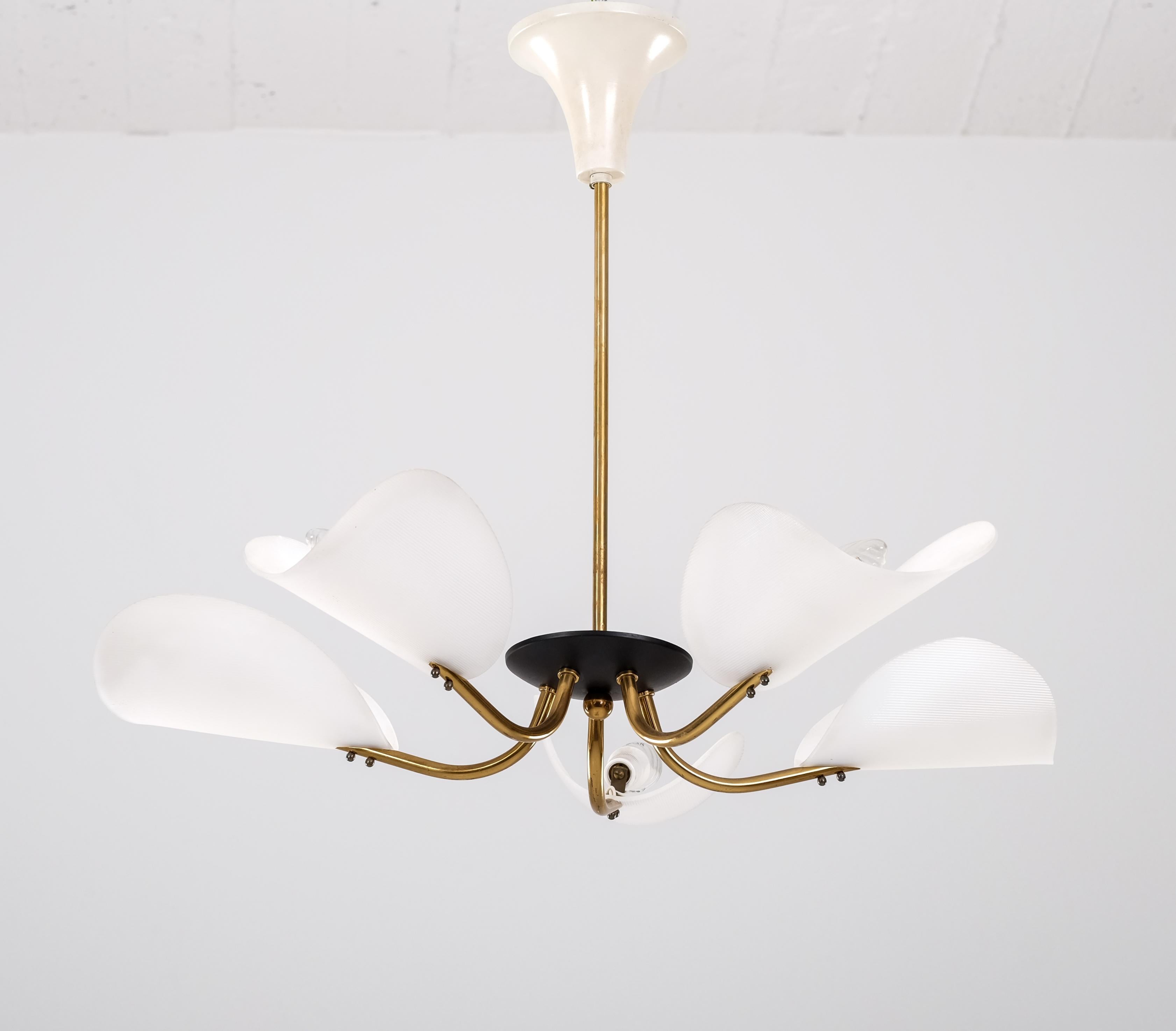 Mid-Century Modern Swedish Ceiling Lamp, 1960s For Sale