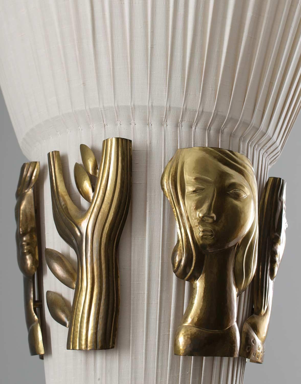 Swedish Ceiling Lamp by Hans Bergström for Ateljé Lyktan, 1940s 4