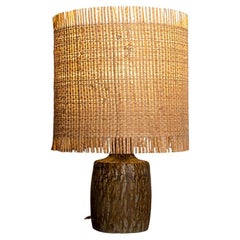 Swedish ceramic floor lamp "Rubus" series by Gunnar Nylund for Rörstrand 1960.