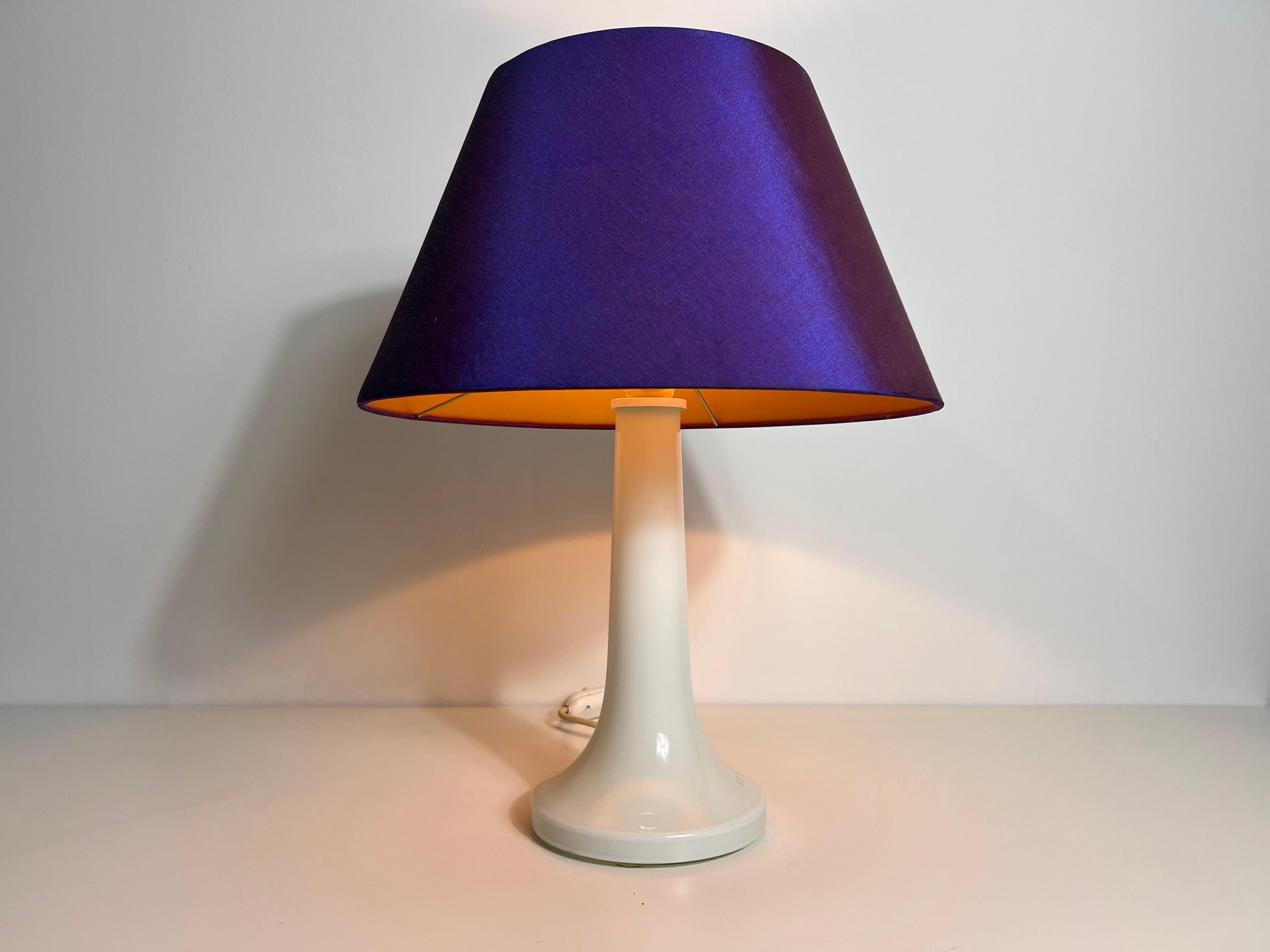 Schwedische Keramik-Tischlampe von Pileprodukter Landskrona, 1970er Jahre im Angebot 8