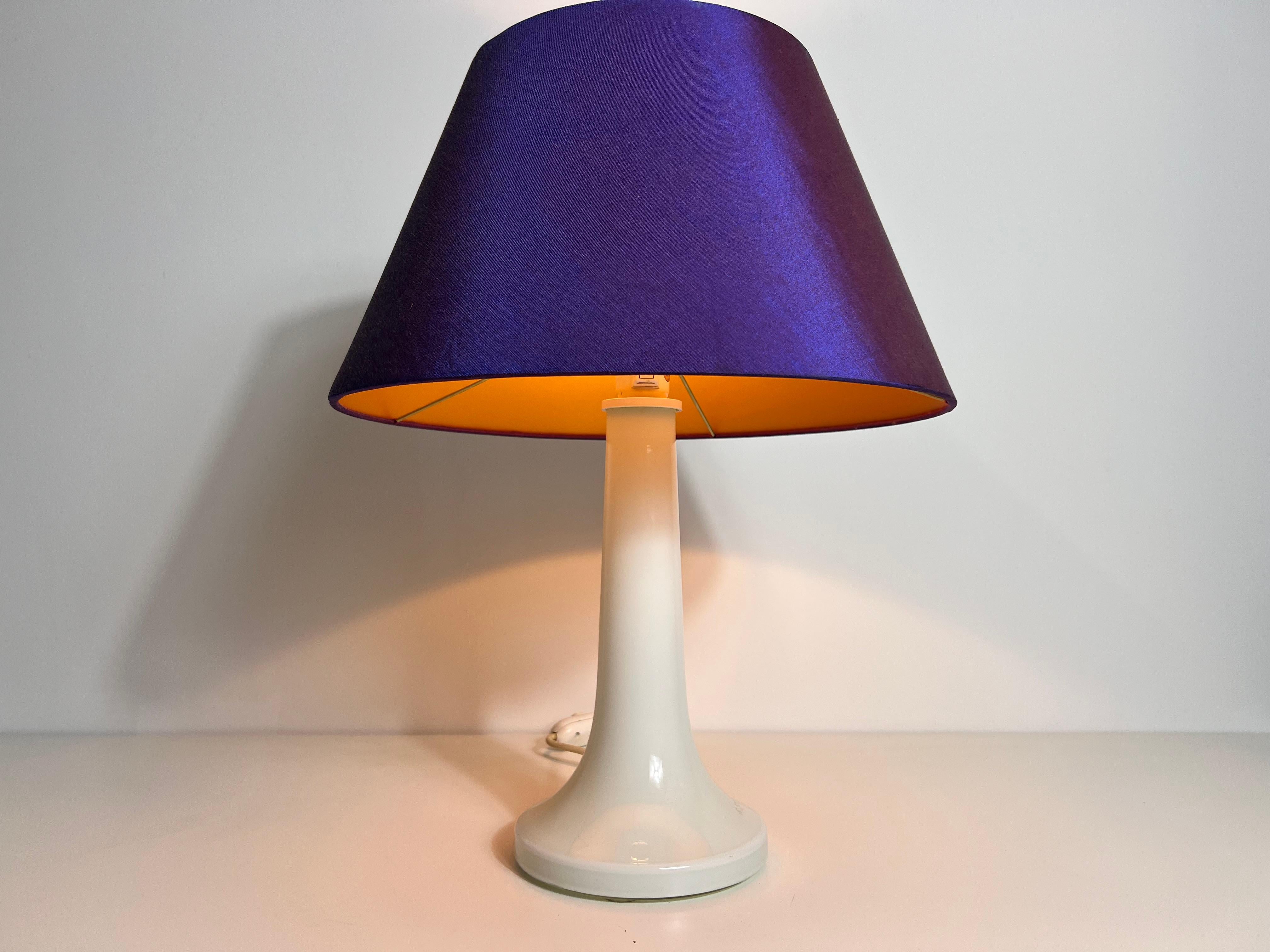 Schwedische Keramik-Tischlampe von Pileprodukter Landskrona, 1970er Jahre im Angebot 9