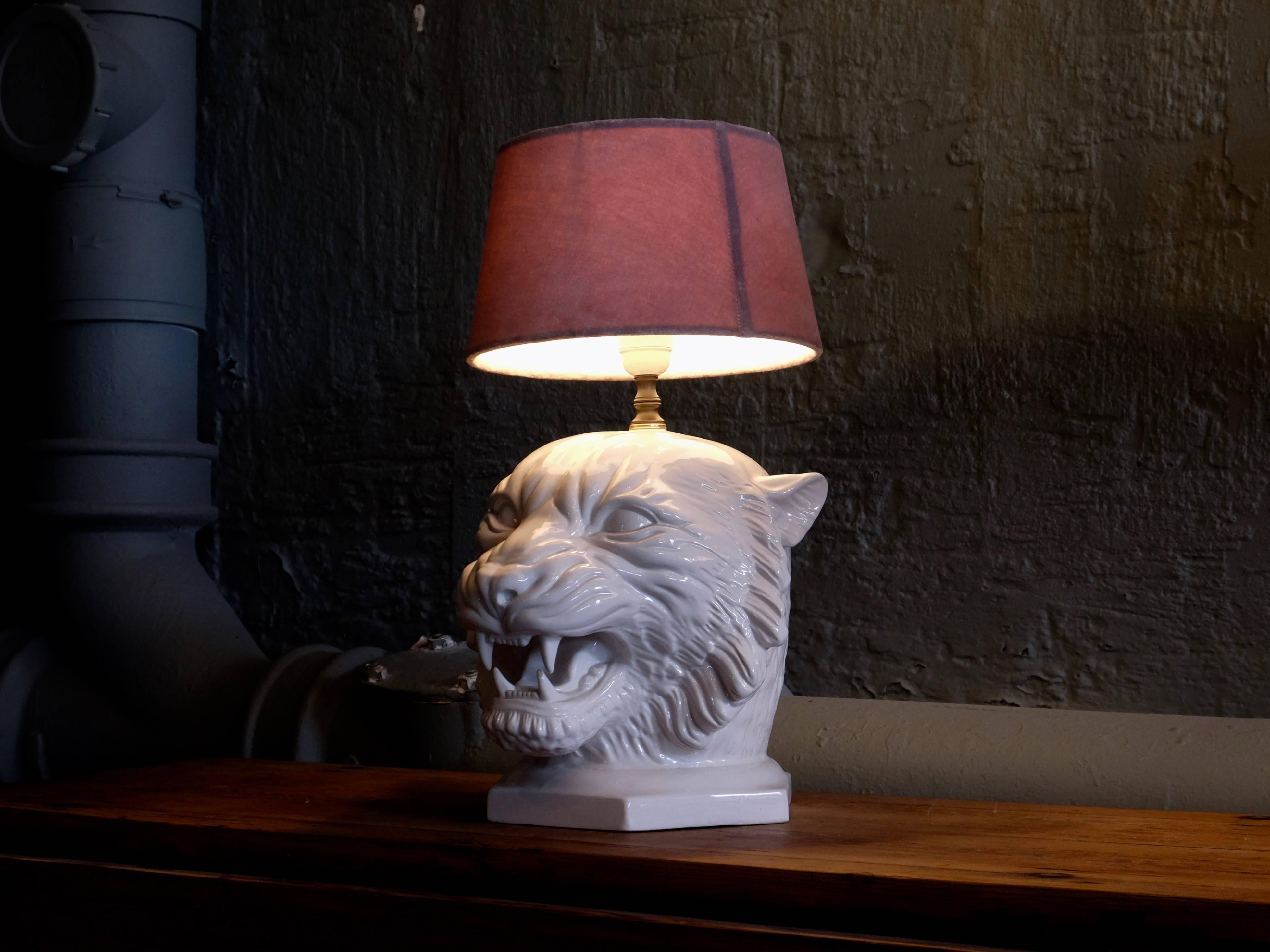 tiger lamp base