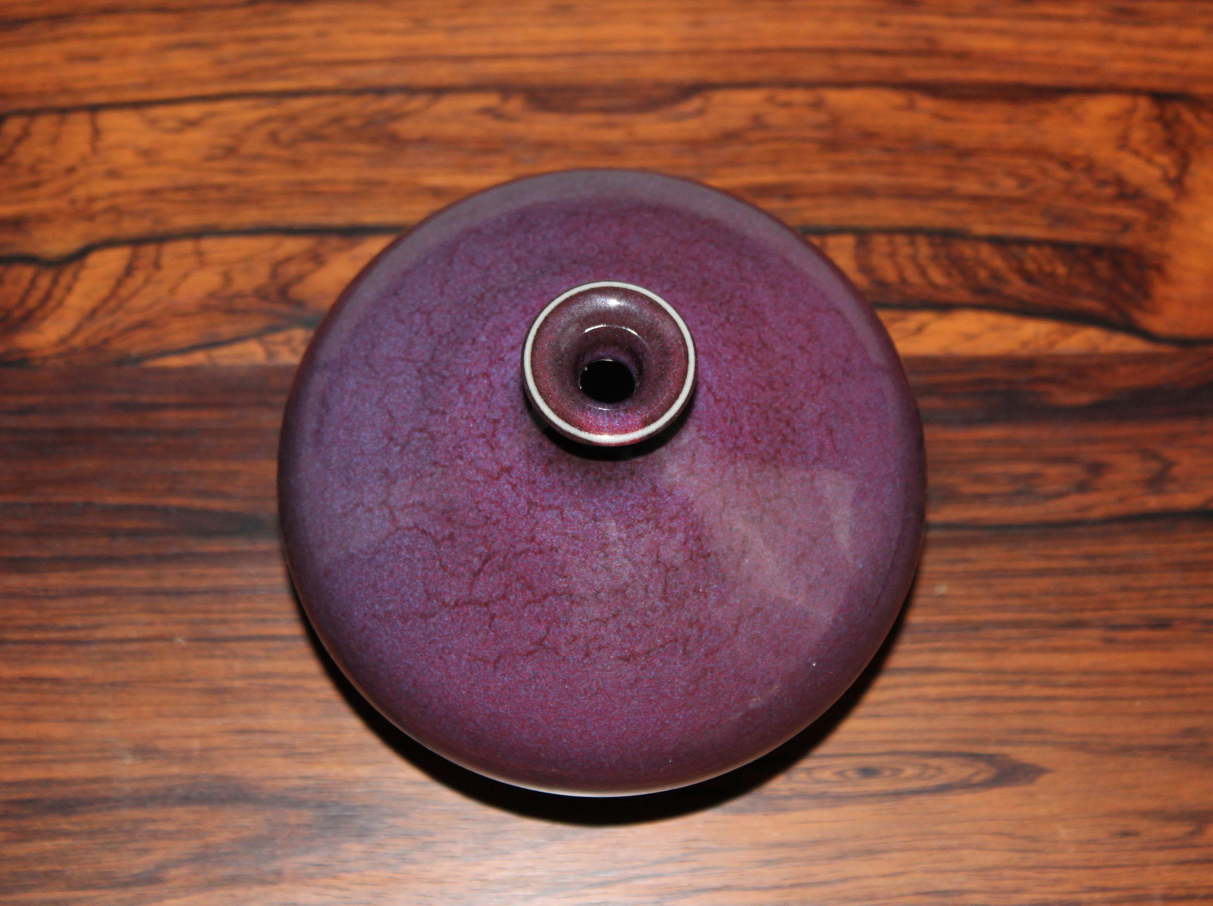 Swedish Ceramic Vase by Sven Hofverberg For Sale 1
