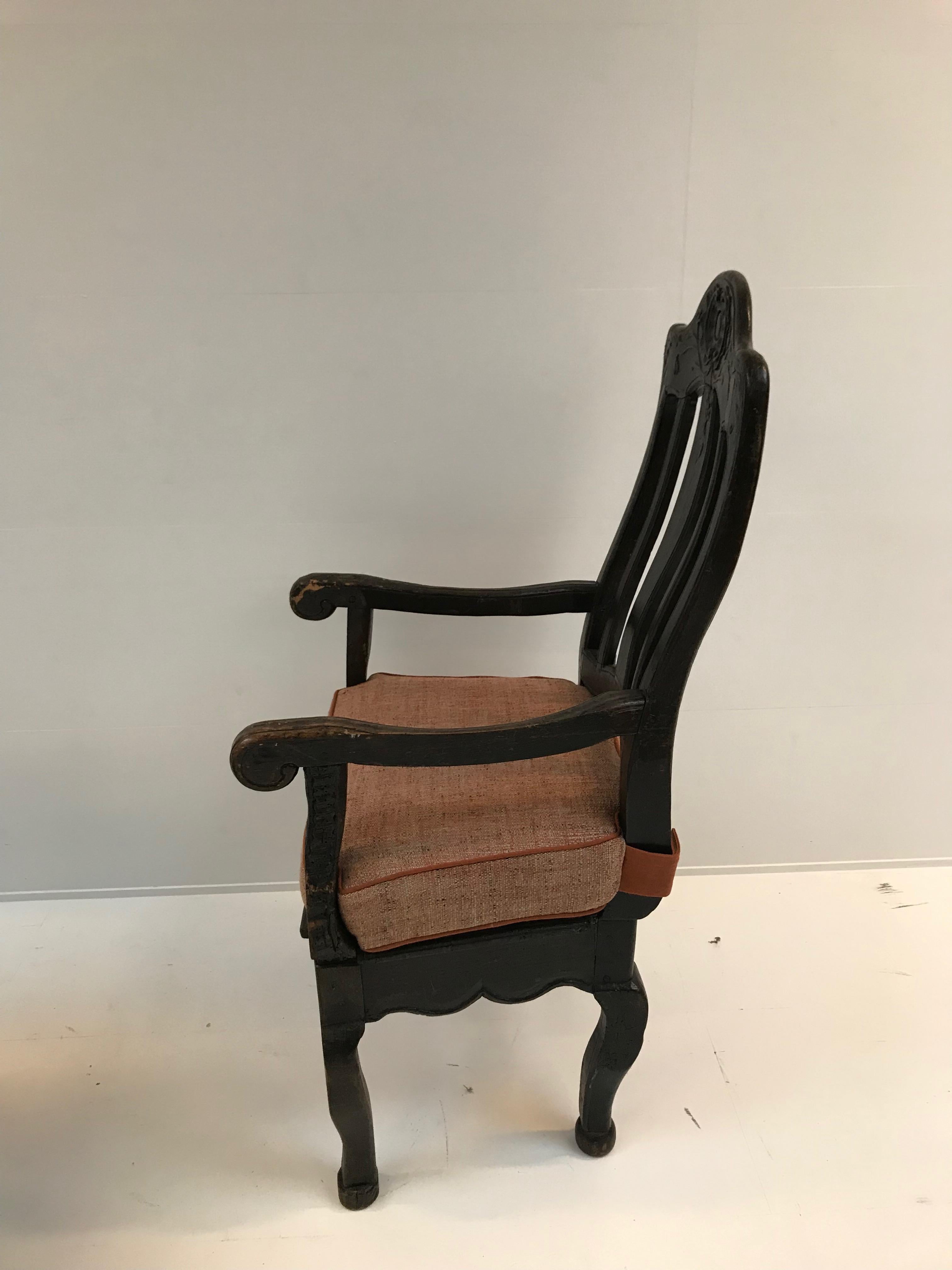 Swedish Chair, Dark Patinated For Sale 1