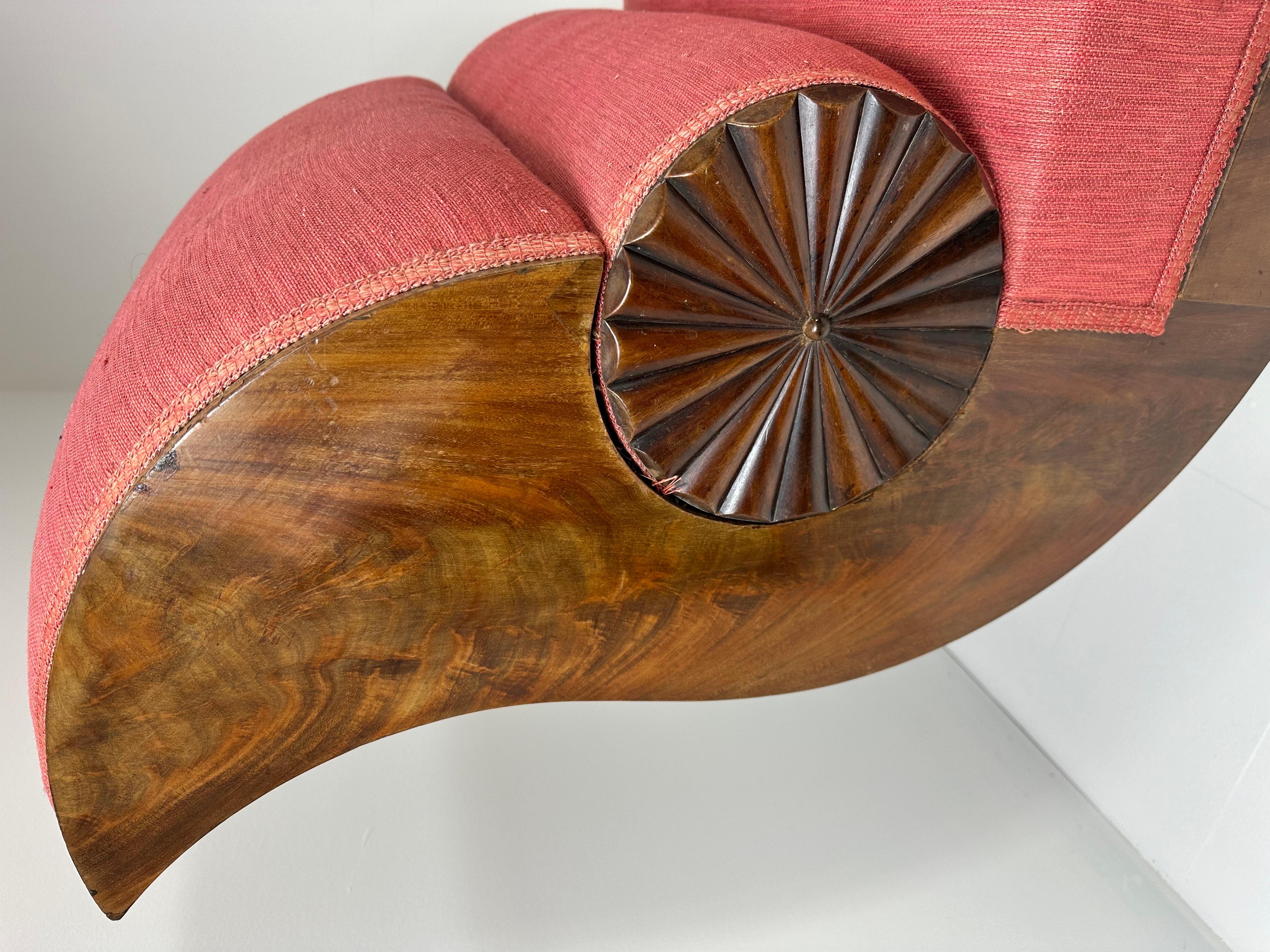 Chaise longue suédoise, vers 1900 Bon état - En vente à Turners Falls, MA
