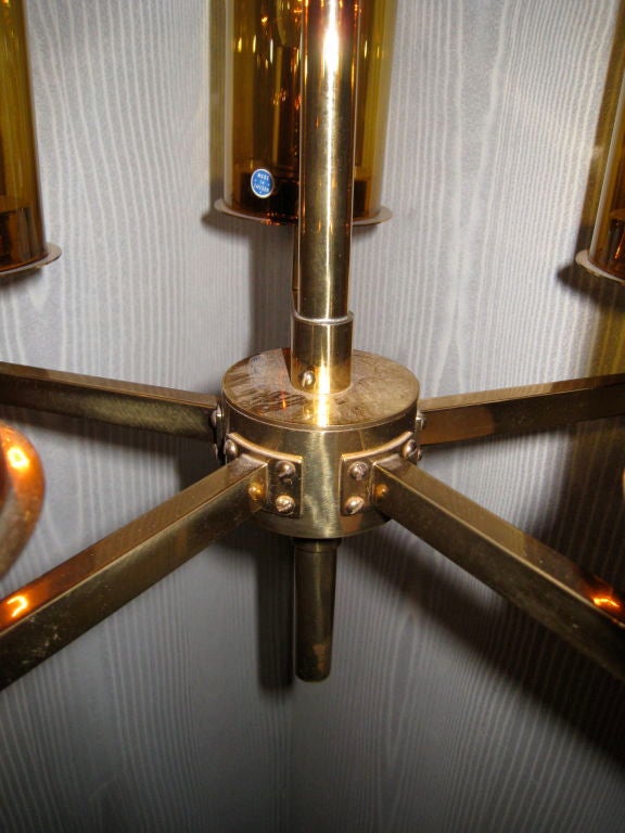 Swedish Chandelier by Hans-Agne Jakobsson In Good Condition For Sale In New York, NY