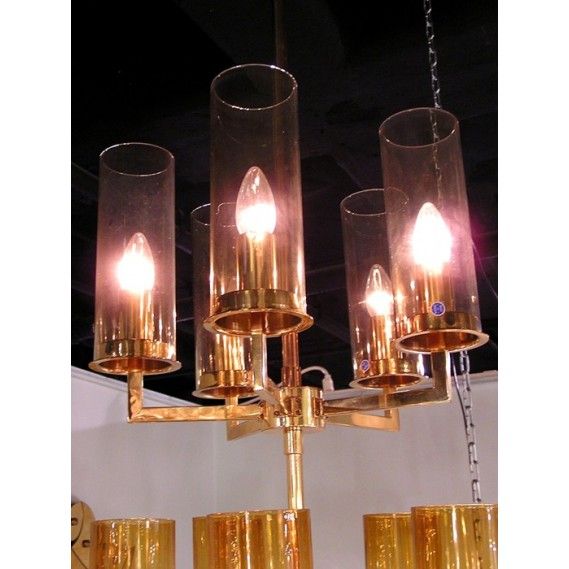 Swedish Chandelier by Hans-Agne Jakobsson For Sale 1