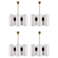 Swedish chandeliers by Holger Johansson for Westal, 1970s