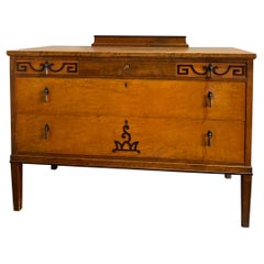 Swedish chest in birch circa 1930