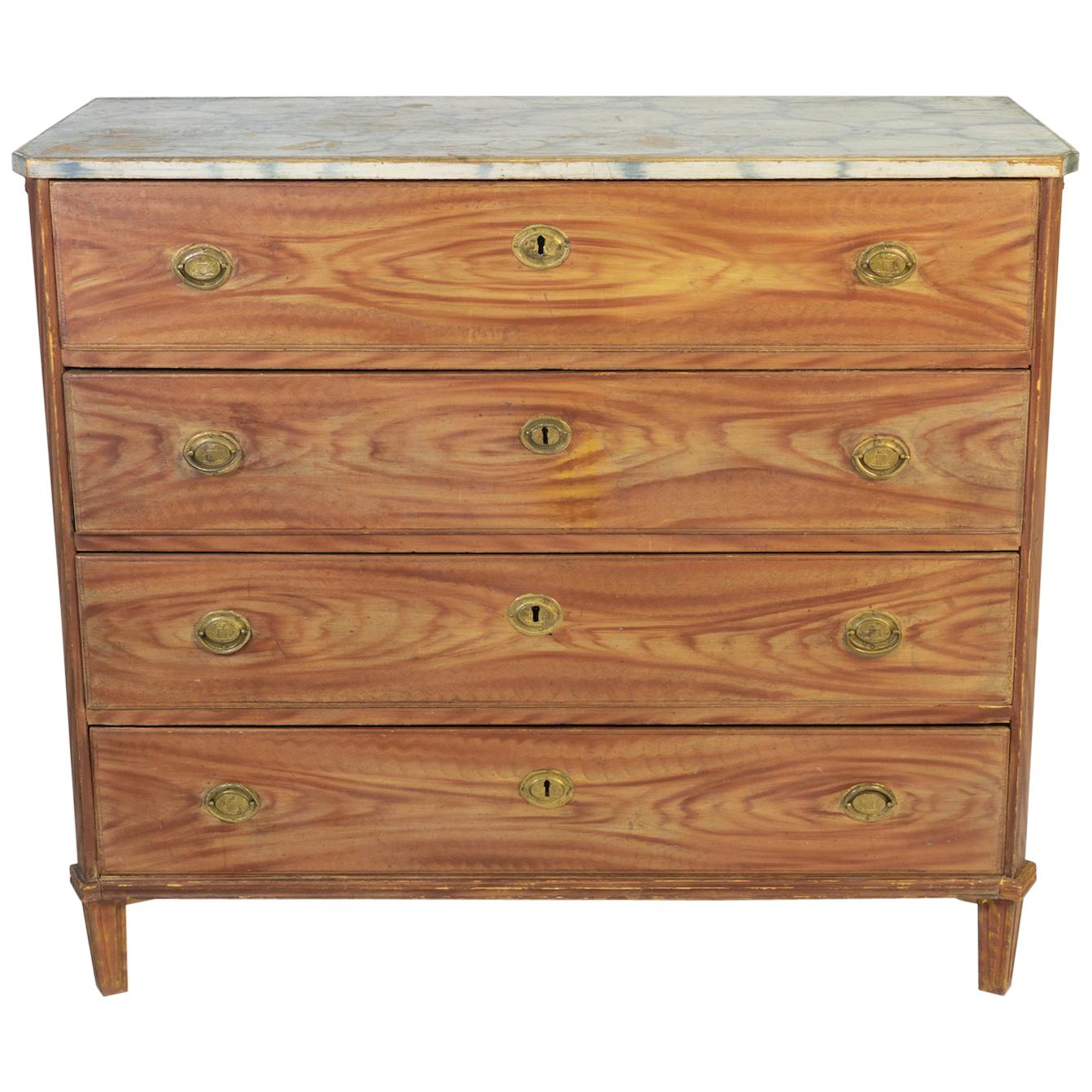 Swedish Chest of Drawers For Sale