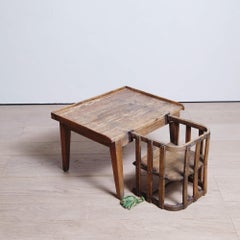 Swedish Child's Metamorphic Highchair and Table
