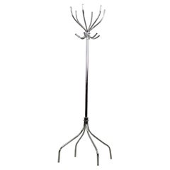 Swedish Chromed Steel Piccolo Floor Rack from Rörmekano and Skånes Fagerhult AB