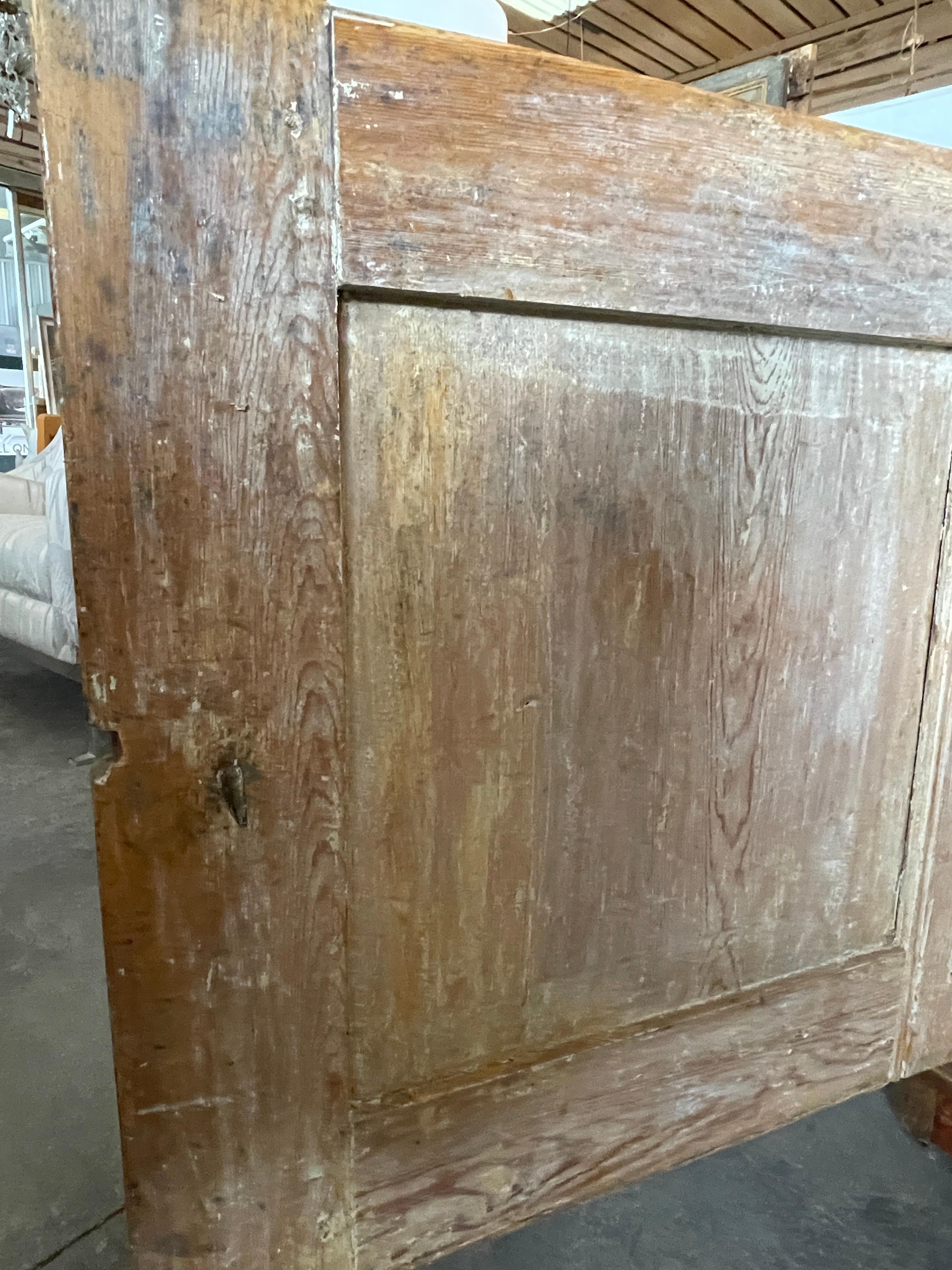 Swedish Circa 1858 Gustavian Pine Buffet  In Good Condition For Sale In Houston, TX