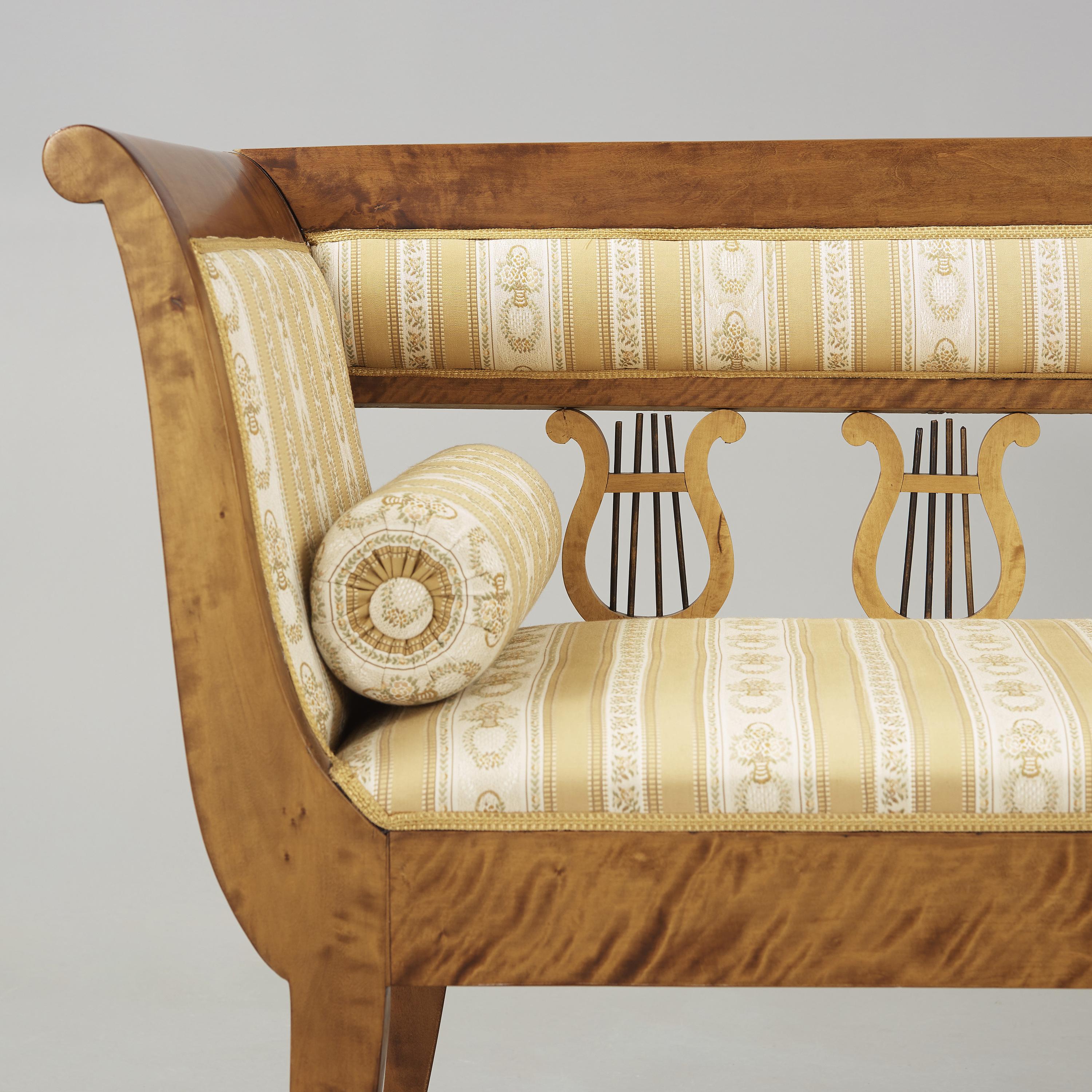 Gustavian Swedish Classical Sofa For Sale