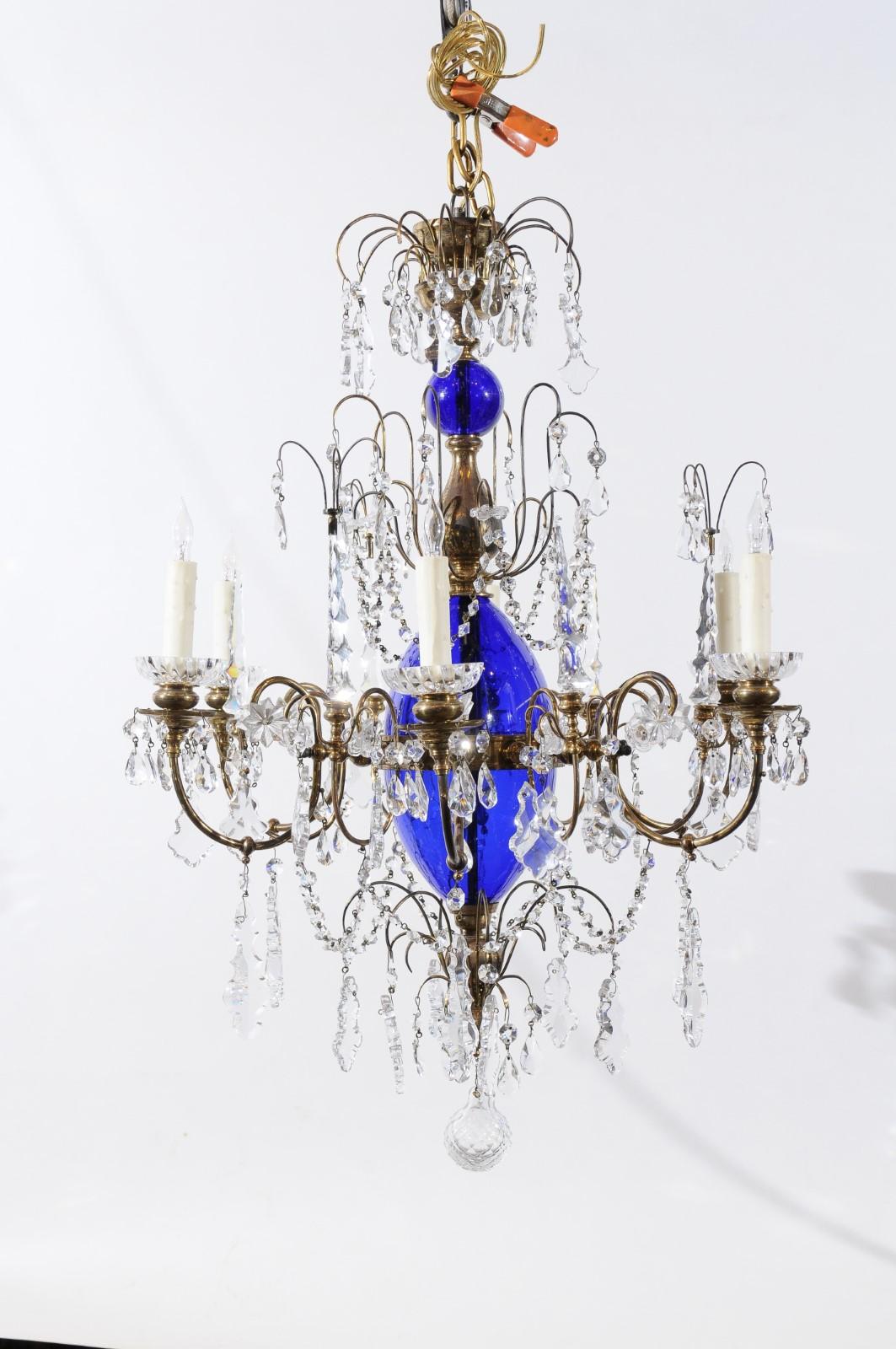 cobalt chandelier