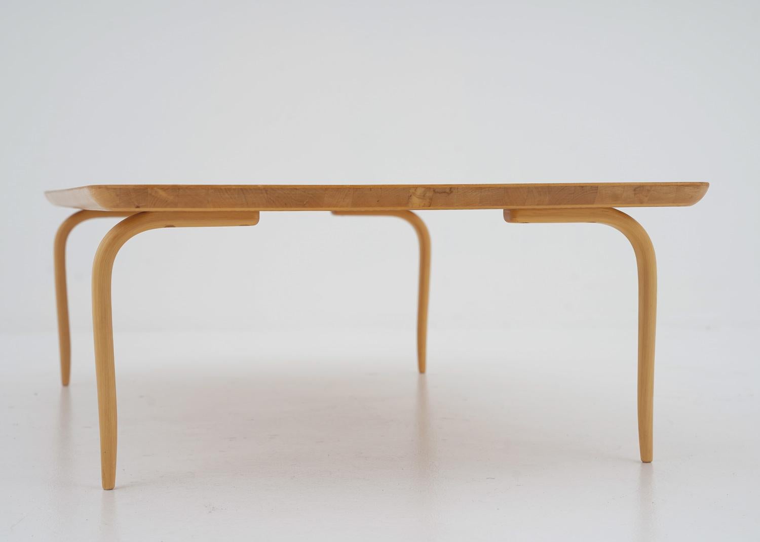 Swedish Coffee Table by Bruno Mathsson In Good Condition For Sale In Karlstad, SE