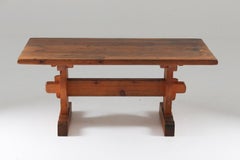 Swedish Coffee Table in Pine, 1930s