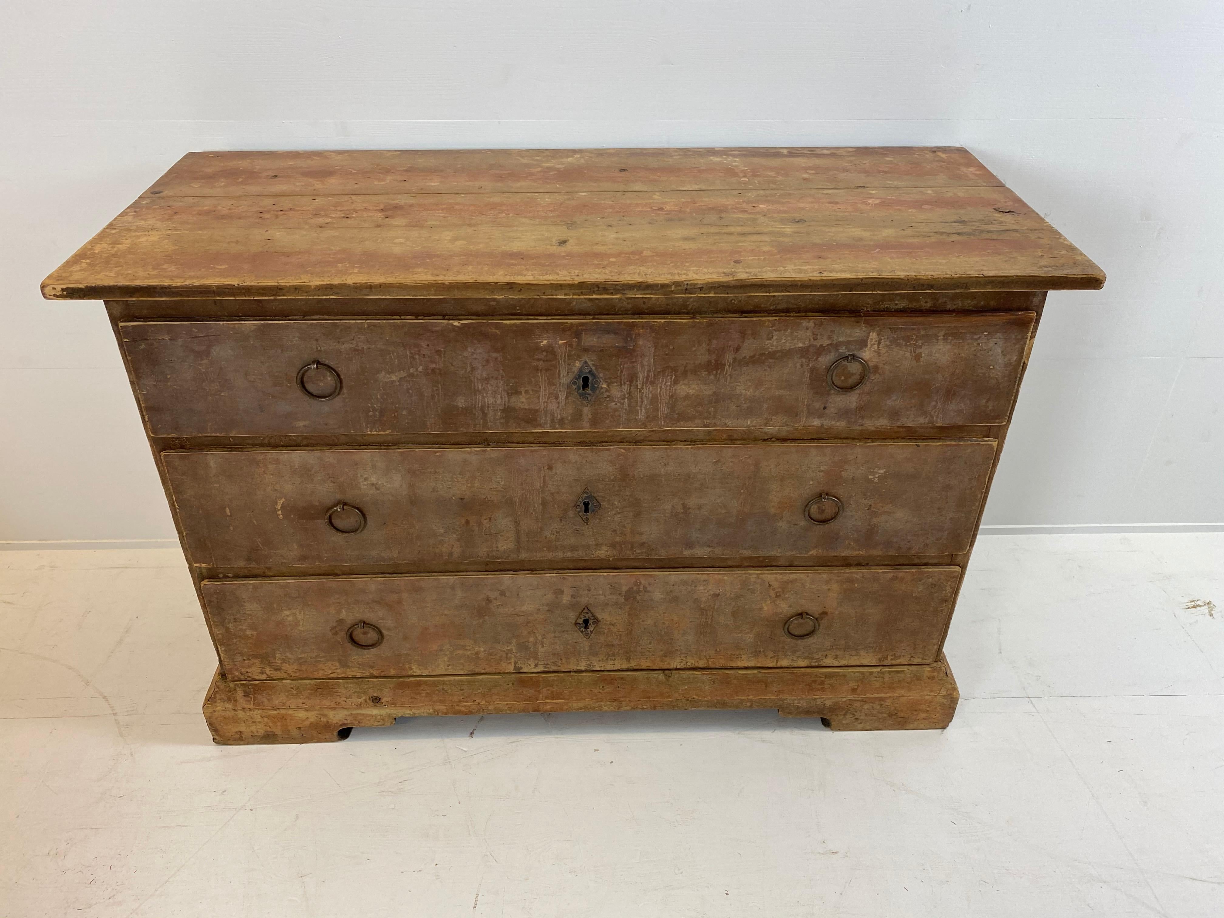 Swedish Commode, Chest of Drawers, 19th Century 1