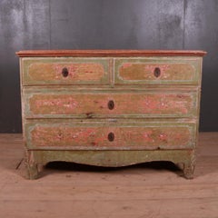 Commode suédoise peinte d'origine gustavienne