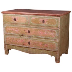 Gustavian Original Painted Swedish Commode