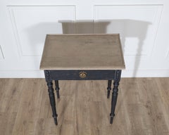 Swedish Console Table with Gallery Edge and Contrasting Painted Top, circa 1880