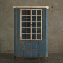 Swedish Country Corner Cabinet