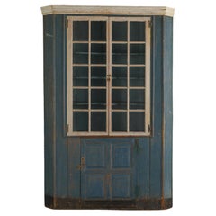 Swedish Country Corner Cabinet
