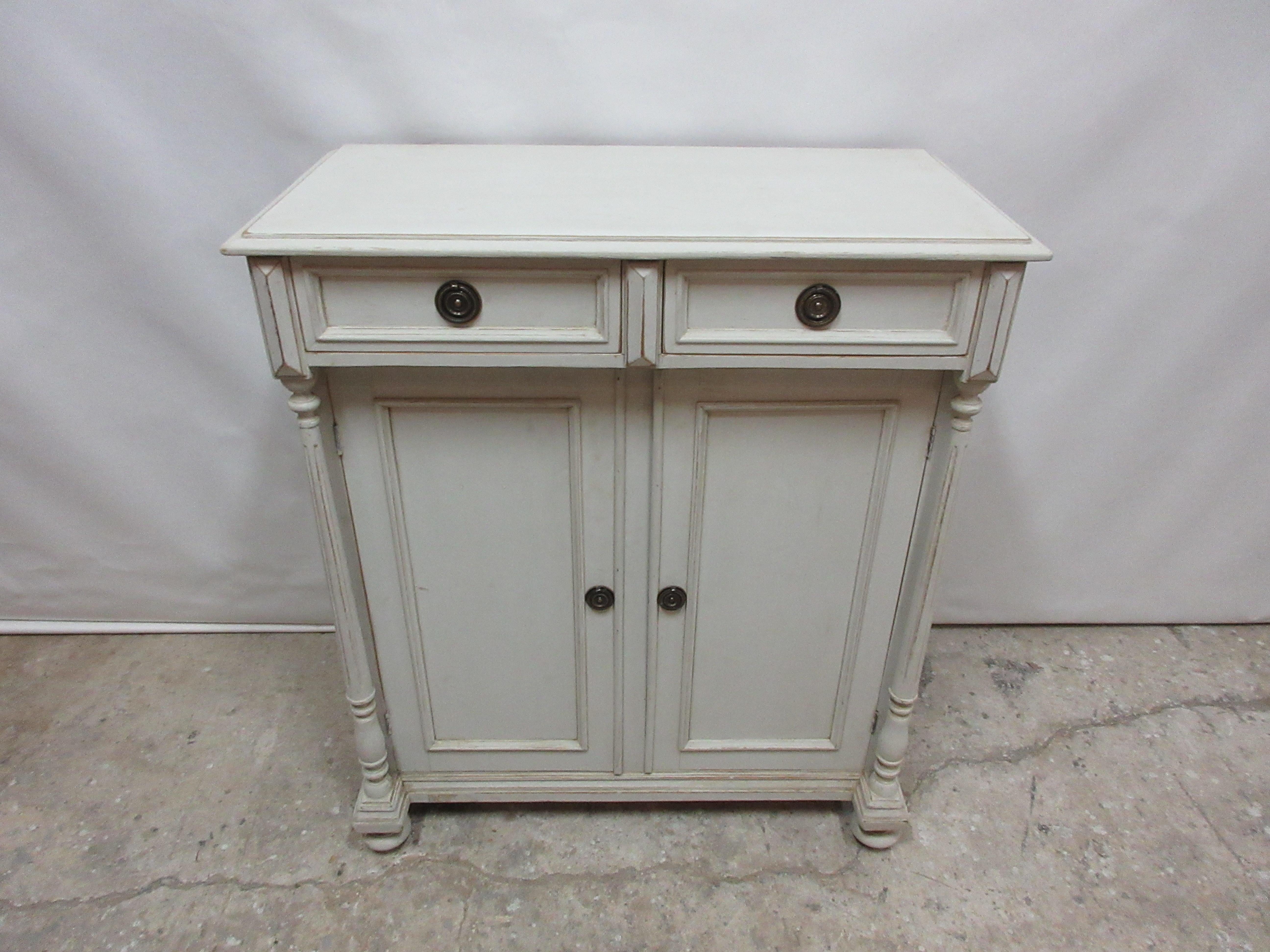 This is a Swedish Country Sideboard , its been restored and repainted with Milk Paints 
