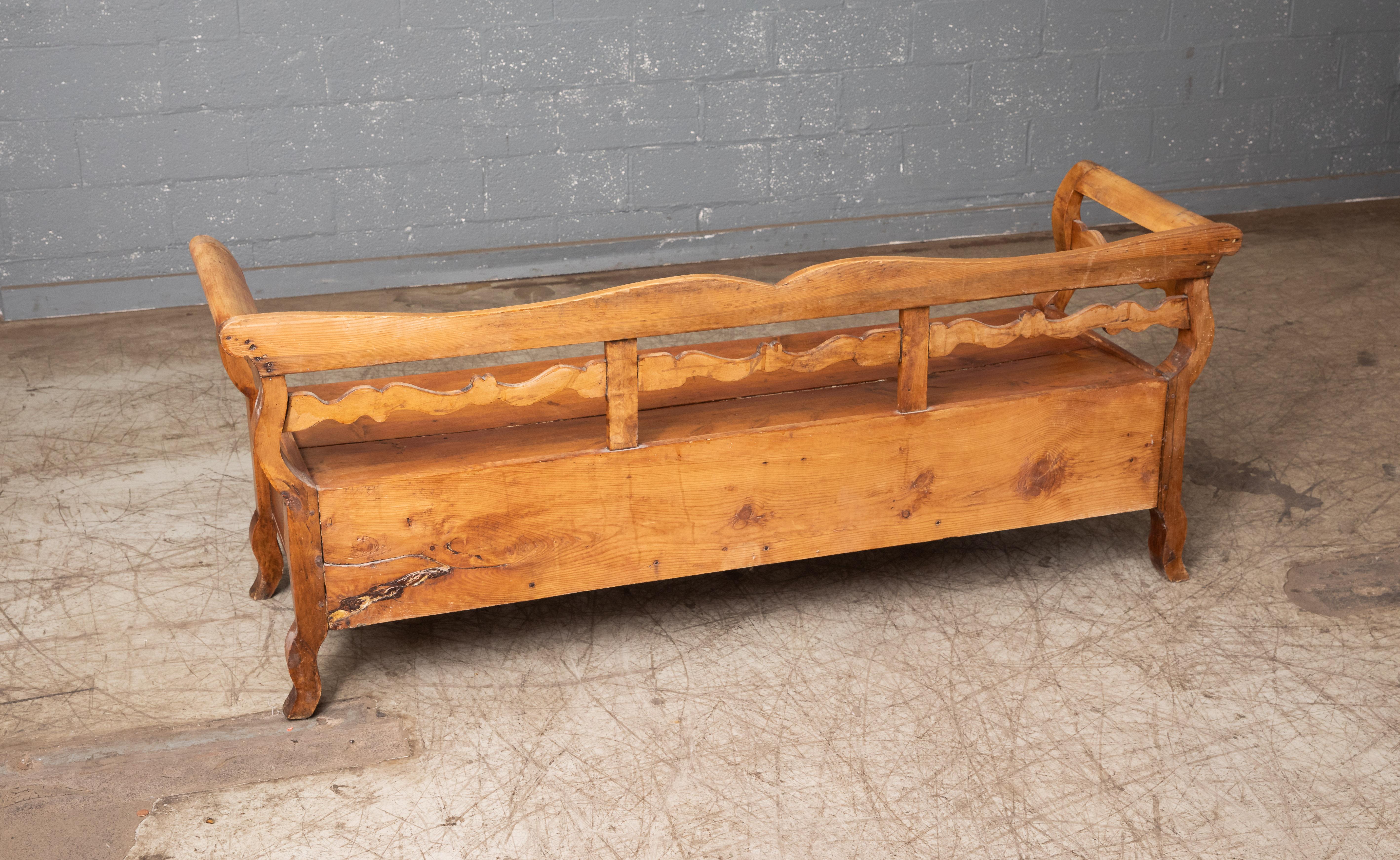 country style bench