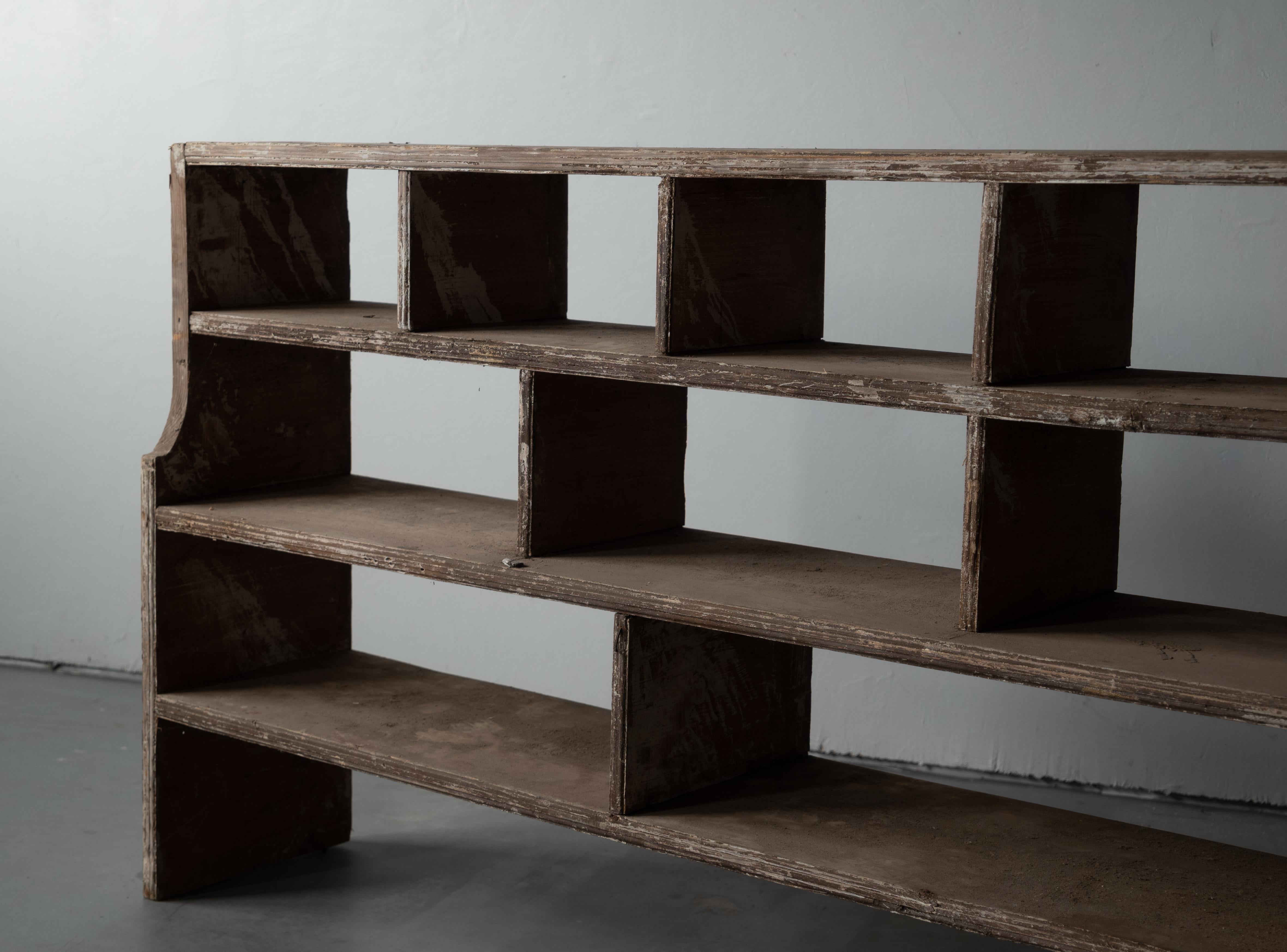 swedish wood shelving