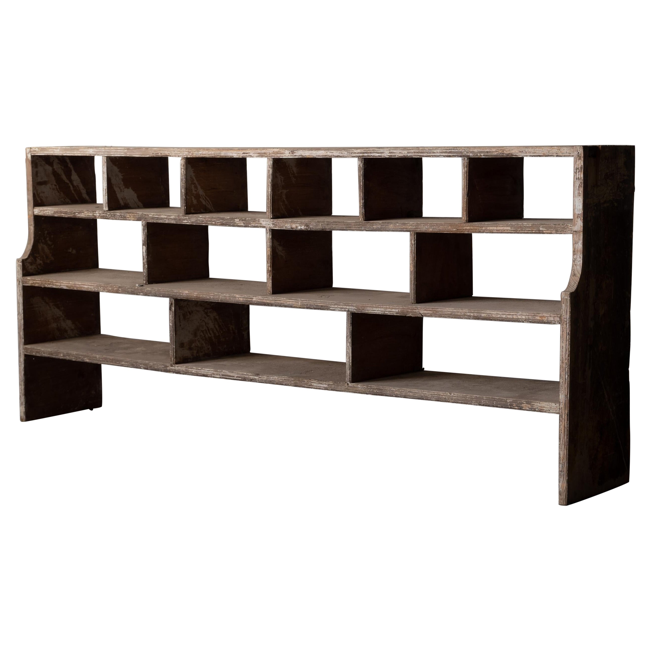 Swedish Craft, Bookcase, Pine, Nails, 19th Century Sweden
