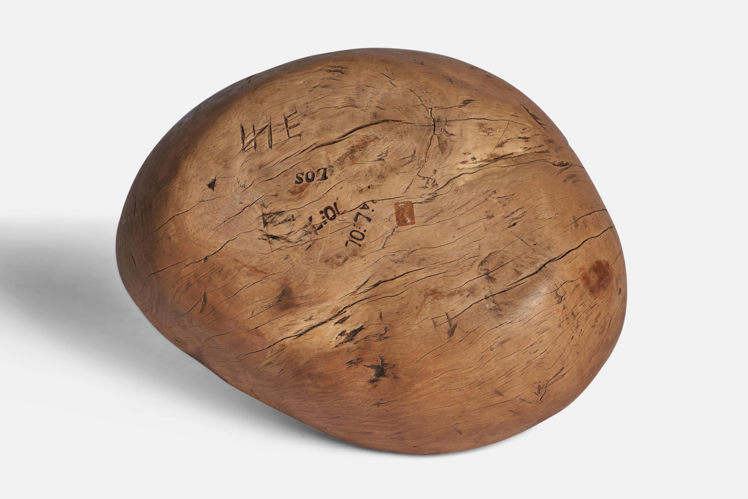 Swedish Craft, Bowl, Burl Wood, Sweden, 19th Century For Sale 2