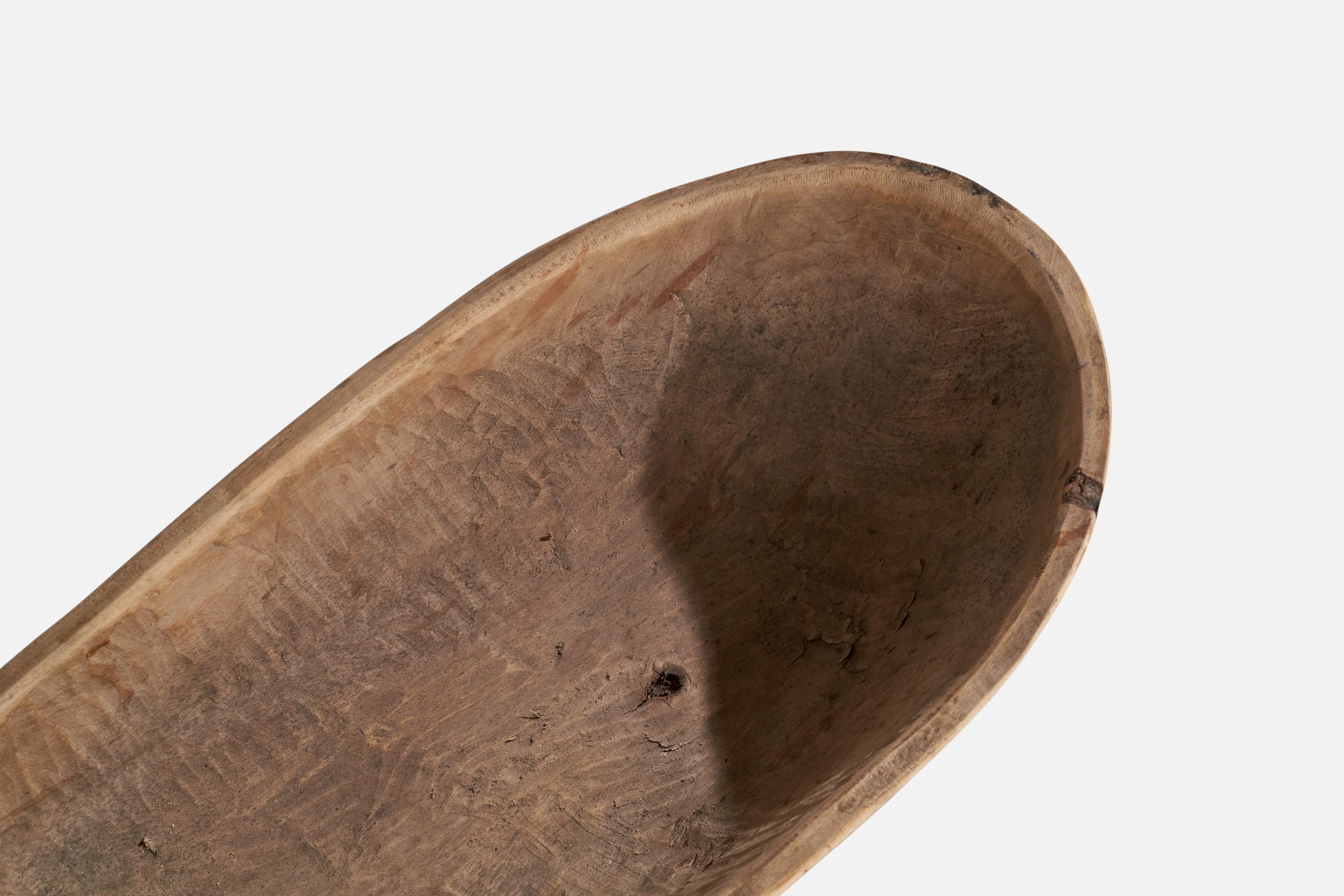Swedish Craft, Bowl, Wood, Sweden, 1784 For Sale 2